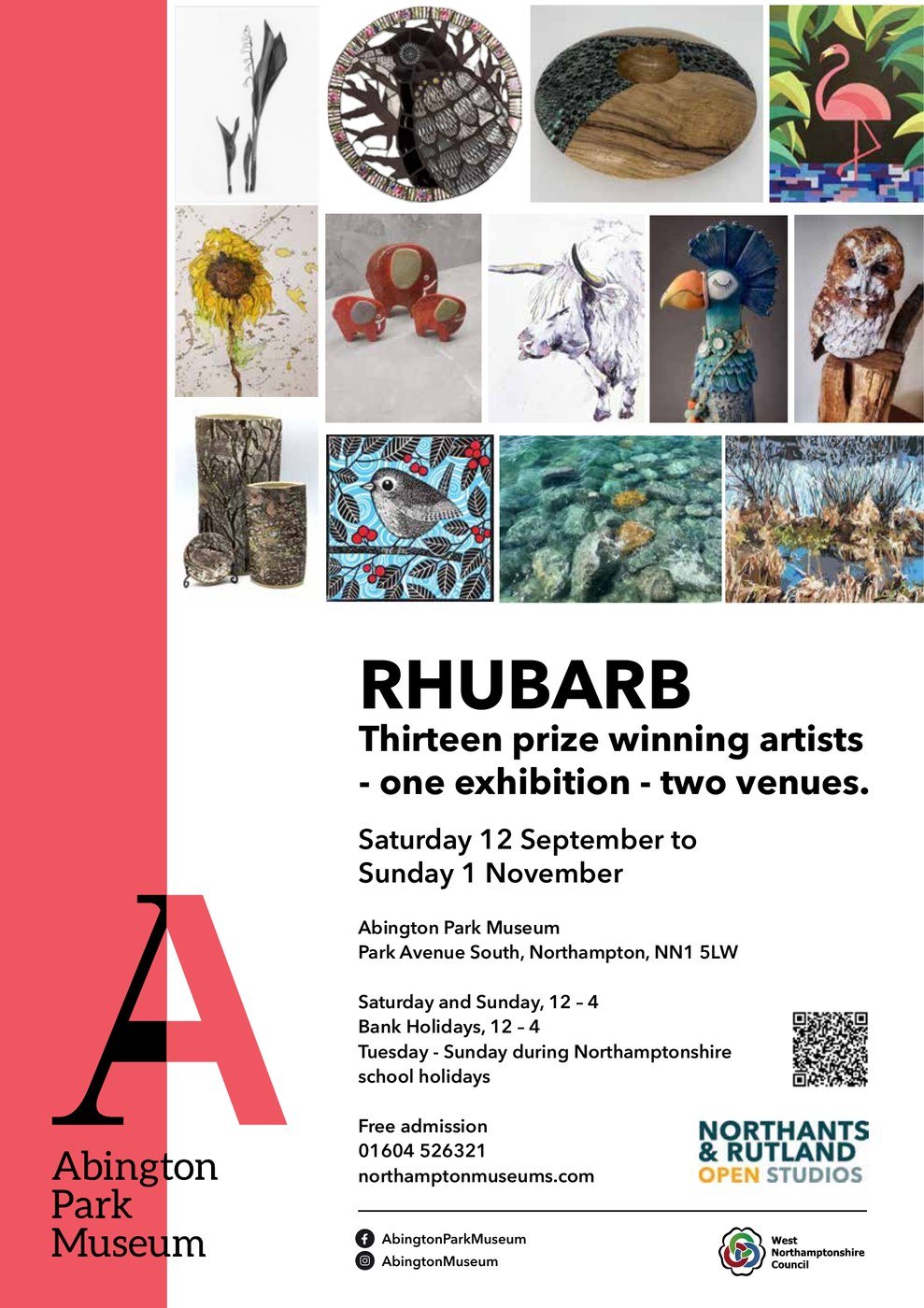 RHUBARB exhibition at Abington Park Museum